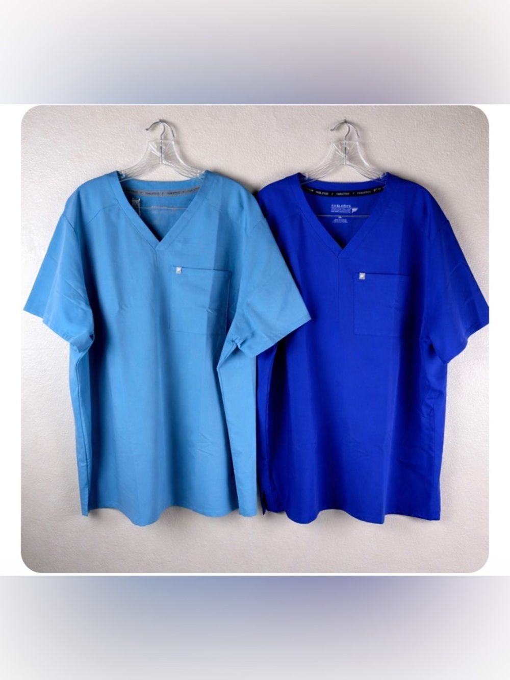 Fabletics 2PC Scrub Top Bundle Size 3X Blue
